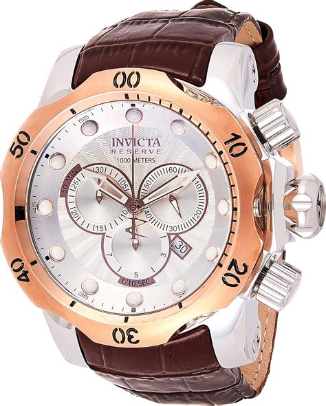 invicta leather watch|invicta leather band watches men.